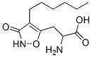334887-43-3,ALPHA-AMINO-4-HEXYL-2,3-DIHYDRO-3-OXO-5-ISOXAZOLEPROPANOIC ACID
