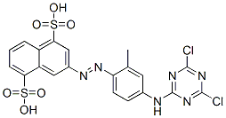 33508-55-3,3-[[4-[(4,6-dichloro-1,3,5-triazin-2-yl)amino]-o-tolyl]azo]naphthalene-1,5-disulphonic acid