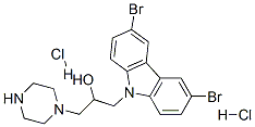 335165-68-9,3,6-DIBROMO-ALPHA-(1-PIPERAZINYLMETHYL)-9H-CARBAZOLE-9-ETHANOL DIHYDROCHLORIDE