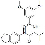 335249-67-7,Benzamide, N-[1-[[(2,3-dihydro-1H-inden-5-yl)amino]carbonyl]-2-methylbutyl]-3,5-dimethoxy- (9CI)