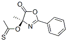 33556-40-0,Ethanethioic  acid,  S-(4,5-dihydro-4-methyl-5-oxo-2-phenyl-4-oxazolyl)  ester
