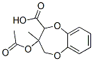 33631-90-2,2H-1,5-Benzodioxepin-2-carboxylic  acid,  3,4-dihydro-3-hydroxy-3-methyl-,  acetate  (8CI)