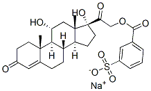 33767-03-2,hydrocortisone 21-(sodium 3-sulphonatobenzoate)