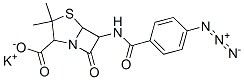 3381-71-3,6-(P-AZIDOBENZAMIDO)-3,3-DIMETHYL-7-OXO-4-THIA-1-AZABICYCLO[3.2.0]HEPTANE-2-CARBOXYLIC ACID, MONOPOTASSIUM SALT