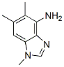 338410-75-6,1H-Benzimidazol-4-amine,1,5,6-trimethyl-