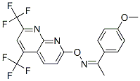 338978-32-8,Ethanone, 1-(4-methoxyphenyl)-, O-[5,7-bis(trifluoromethyl)-1,8-naphthyridin-2-yl]oxime (9CI)