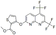 339009-52-8,2-Thiophenecarboxylicacid,3-[[5,7-bis(trifluoromethyl)-1,8-naphthyridin-2-yl]oxy]-,methylester(9CI)