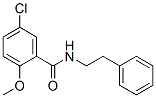 33924-49-1,5-CHLORO-2-METHOXY-N-(2-PHENYLETHYL)BENZAMIDE