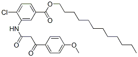 33942-96-0,2'-Chloro-5'-(dodecyloxycarbonyl)-2-(4-methoxybenzoyl)acetanilide