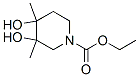 339548-46-8,1-Piperidinecarboxylic acid, 3,4-dihydroxy-3,4-dimethyl-, ethyl ester (9CI)