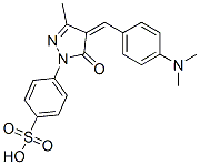 33981-19-0,4-[4-[[4-(dimethylamino)phenyl]methylene]-4,5-dihydro-3-methyl-5-oxo-1H-pyrazol-1-yl]benzenesulphonic acid