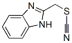 34091-38-8,Thiocyanic acid, 1H-benzimidazol-2-ylmethyl ester (9CI)