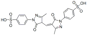 34142-26-2,p-[4-[[1,5-dihydro-3-methyl-5-oxo-1-(4-sulphophenyl)-4H-pyrazol-4-ylidene]methyl]-4,5-dihydro-3-methyl-5-oxo-1H-pyrazol-1-yl]benzenesulphonic acid