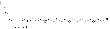 34166-38-6,2-[2-[2-[2-[2-[2-(4-nonylphenoxy)ethoxy]ethoxy]ethoxy]ethoxy]ethoxy]ethanol