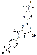 34175-08-1,4,5-dihydro-5-oxo-1-(4-sulphophenyl)-4-[(4-sulphophenyl)azo]-1H-pyrazole-3-carboxylic acid