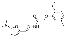 341937-55-1,Acetic  acid,  [5-methyl-2-(1-methylethyl)phenoxy]-,  [[5-(dimethylamino)-2-furanyl]methylene]hydrazide  (9CI)