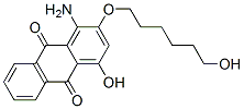 34231-26-0,1-amino-4-hydroxy-2-[(6-hydroxyhexyl)oxy]anthraquinone
