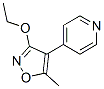 342424-89-9,Pyridine, 4-(3-ethoxy-5-methyl-4-isoxazolyl)- (9CI)