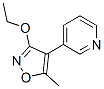 342424-91-3,Pyridine, 3-(3-ethoxy-5-methyl-4-isoxazolyl)- (9CI)
