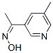 342602-13-5,Ethanone, 1-(5-methyl-3-pyridinyl)-, oxime (9CI)