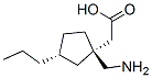 342652-52-2,Cyclopentaneacetic acid, 1-(aminomethyl)-3-propyl-, (1R,3R)- (9CI)