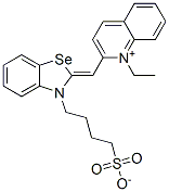 34276-89-6,1-ethyl-2-[[3-(4-sulphonatobutyl)-2-benzoselenazolinylidene]methyl]quinolinium