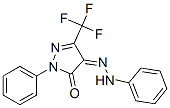 343-58-8,(Z)-1-PHENYL-4-(2-PHENYLHYDRAZONO)-3-(TRIFLUOROMETHYL)-1H-PYRAZOL-5(4H)-ONE