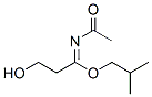 343331-06-6,Propanimidic  acid,  N-acetyl-3-hydroxy-,  2-methylpropyl  ester