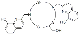343372-34-9,2,2'-[[2-(HYDROXYMETHYL)-1,4,10-TRITHIA-7,13-DIAZACYCLOPENTADECANE-7,13-DIYL]BIS(METHYLENE)]BIS-8-QUINOLINOL