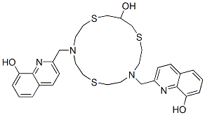343372-35-0,4,10-BIS[(8-HYDROXY-2-QUINOLINYL)METHYL]-1,7,13-TRITHIA-4,10-DIAZACYCLOHEXADECAN-15-OL