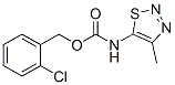 343373-92-2,Carbamic acid, (4-methyl-1,2,3-thiadiazol-5-yl)-, (2-chlorophenyl)methyl ester (9CI)