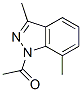 343773-68-2,1H-Indazole,  1-acetyl-3,7-dimethyl-  (9CI)