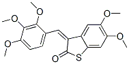 344243-13-6,BENZO[B]THIOPHEN-2(3H)-ONE, 5,6-DIMETHOXY-3-[(2,3,4-TRIMETHOXYPHENYL)METHYLENE]-