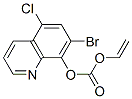 34462-96-9,5-chloro-7-bromo-8-quinolyl vinyl carbonate