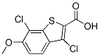 34576-89-1,3,7-DICHLORO-6-METHOXY-BENZO[B]THIOPHENE-2-CARBOXYLIC ACID