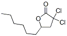 34619-36-8,3,3-dichloro-5-hexyldihydrofuran-2(3H)-one