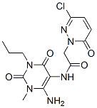 346407-26-9,1(6H)-Pyridazineacetamide,  N-(6-amino-1,2,3,4-tetrahydro-1-methyl-2,4-dioxo-3-propyl-5-pyrimidinyl)-3-chloro-6-oxo-