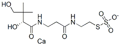 34644-00-3,Thiosulfuric acid (H2S2O3), S-2-3-(2R)-2,4-dihydroxy-3,3-dimethyl-1-oxobutylamino-1-oxopropylaminoethyl ester, calcium salt (2:1)