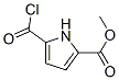 347362-31-6,1H-Pyrrole-2-carboxylic acid, 5-(chlorocarbonyl)-, methyl ester (9CI)