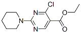 34750-24-8,ETHYL 4-CHLORO-2-(PIPERIDIN-1-YL)PYRIMIDINE-5-CARBOXYLATE