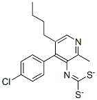34763-20-7,Butyl(4-chlorophenyl)methyl-3-pyridinylcarbonimidodithioate