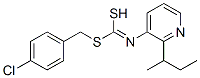 34763-22-9,(4-Chlorophenyl)methyl 1-methylpropyl-3-pyridinylcarbonimidodithioate