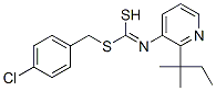 34763-25-2,(4-Chlorophenyl)methyl 1,1-dimethylpropyl-3-pyridinylcarbonimidodithioate
