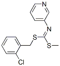 34763-36-5,(2-Chlorophenyl)methyl methyl 3-pyridinylcarbonimidodithioate