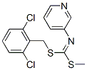 34763-39-8,(2,6-Dichlorophenyl)methyl methyl 3-pyridinylcarbonimidodithioate