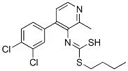 34763-43-4,Butyl (3,4-dichlorophenyl)methyl-3-pyridinylcarbonimidodithioate
