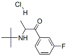 34841-38-8,1-PROPANONE, 2-[(1,1-DIMETHYLETHYL)AMINO]-1-(3-FLUOROPHENYL)-, HYDROCHLORIDE