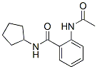 348614-32-4,Benzamide, 2-(acetylamino)-N-cyclopentyl- (9CI)