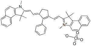 348626-56-2,1,1,3-TRIMETHYL-2-((E)-2-(2-PHENYL-3-[(E)-2-(1,1,3-TRIMETHYL-1,3-DIHYDRO-2H-BENZO[E]INDOL-2-YLIDENE)ETHYLIDENE]-1-CYCLOPENTEN-1-YL)ETHENYL)-1H-BENZO[E]INDOLIUM PERCHLORATE