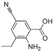 34921-74-9,Benzoic acid, 2-amino-5-cyano-3-ethyl- (9CI)